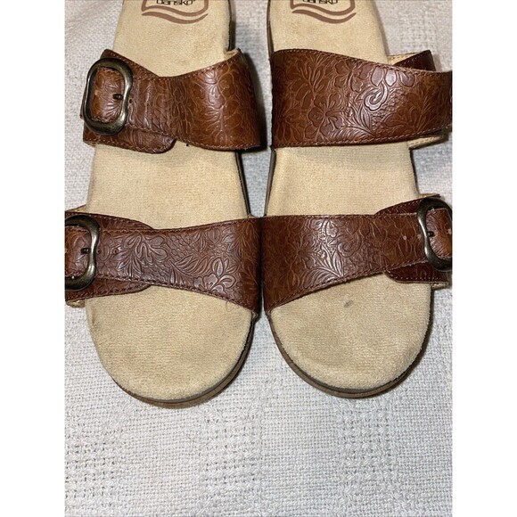 Dansko Women’s Casual Clogs Size 39 U.S. 8 M Brown Leather Comfort Casual Clinic - Picture 7 of 12